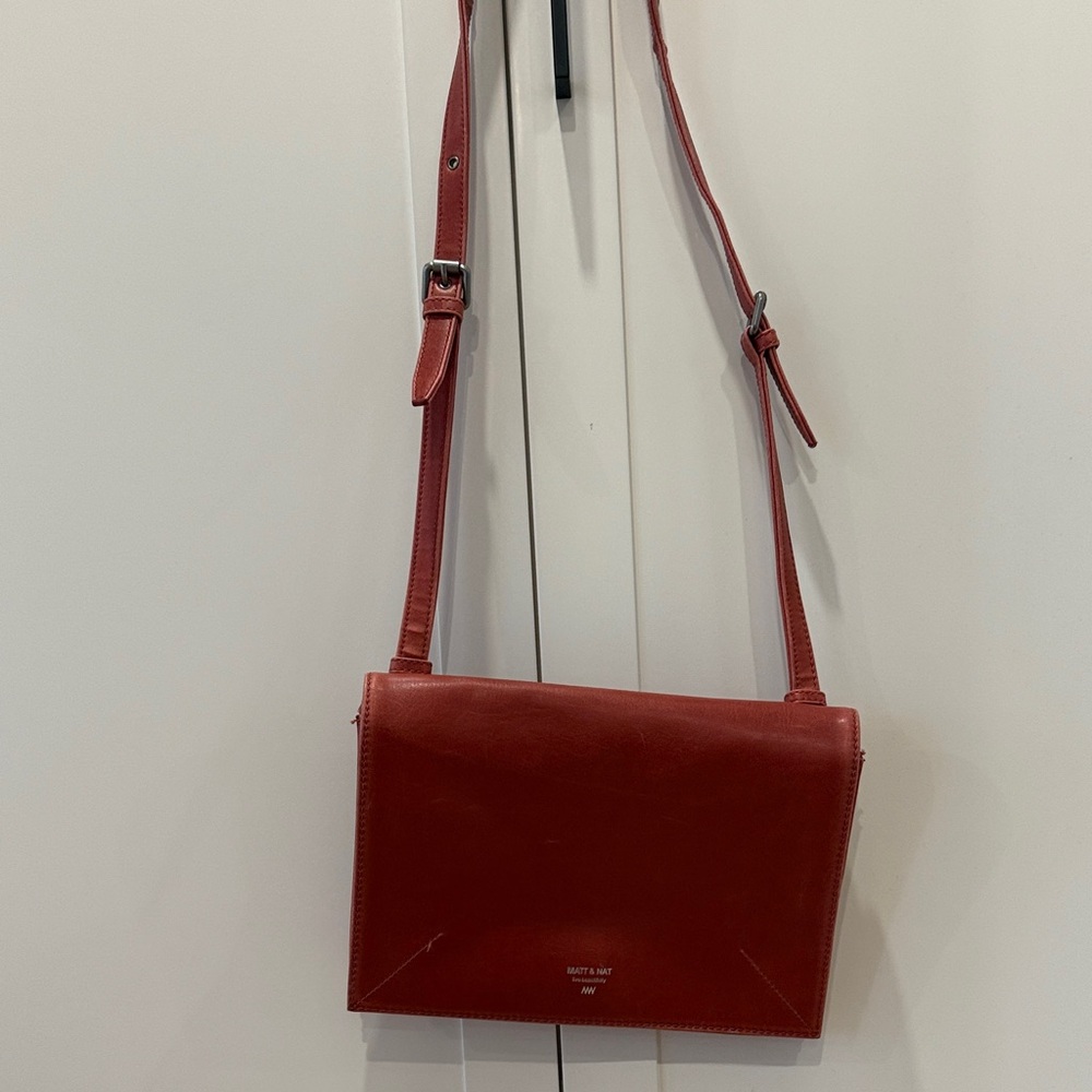 Matt & Nat Cherry Red Shoulder Bag